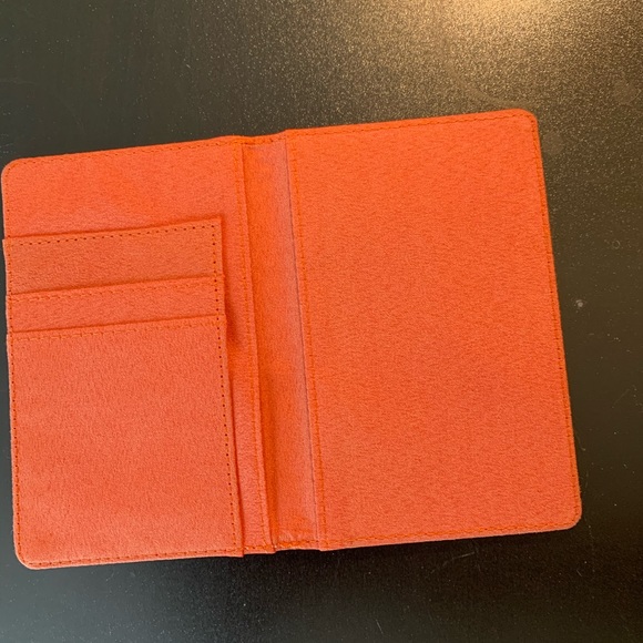 Orange Passport Wallet - Picture 6 of 7